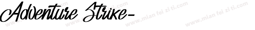 Adventure Strike字体转换